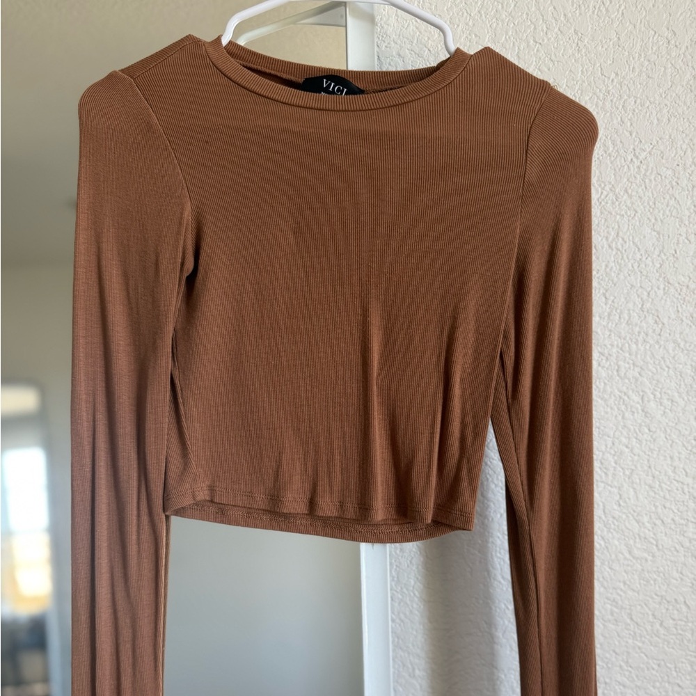 Vici Tan Long Sleeve top